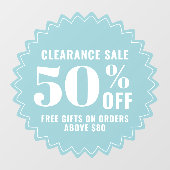 Angebote und Rabatte für maßgeschneiderte moderne Fensteraufkleber (Blatt)