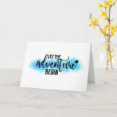 Angebotskarte "Lass des Erlebnisbeginns" Karte (Gelbe Blume)