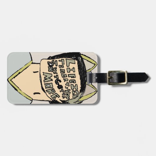 Angebotsleben ist kurz gepäckanhänger (Vorderseite horizontal)