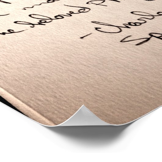 Angebotspreis [drucken] poster (Ecke)