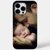 Angebotsvorlage für Liebe Daddy und Baby-Fotovorla Case-Mate iPhone Hülle (Rückseite)