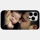 Angebotsvorlage für Liebe Daddy und Baby-Fotovorla Case-Mate iPhone Hülle (Rückseite (Horizontal))