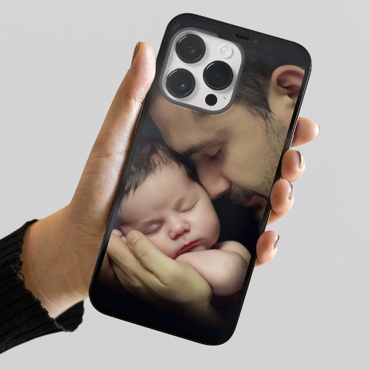 Angebotsvorlage für Liebe Daddy und Baby-Fotovorla Case-Mate iPhone Hülle