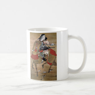Angebrachte Samurais Kaffeetasse