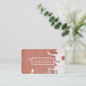 Angebrachte Wand, Maler und Dekorator Visitenkarte (Stehend Vorderseite)