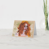 Angebrannte Fairy Card Dankeskarte (Vorderseite)