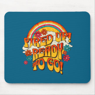 Angefeuert, Bereit Loszulegen Obama Protest Slogan Mousepad