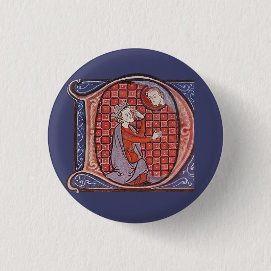 Angefeuertes D-Abzeichen Button (Vorderseite)