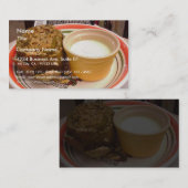 Angefüllte Artischocke Visitenkarte (Vorne/Hinten)