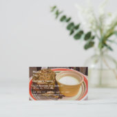 Angefüllte Artischocke Visitenkarte (Stehend Vorderseite)