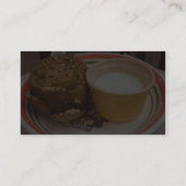 Angefüllte Artischocke Visitenkarte (Rückseite)