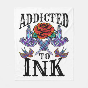 Angegeben an Tinte Tattooed Inkted Tattoo Lover Fleecedecke
