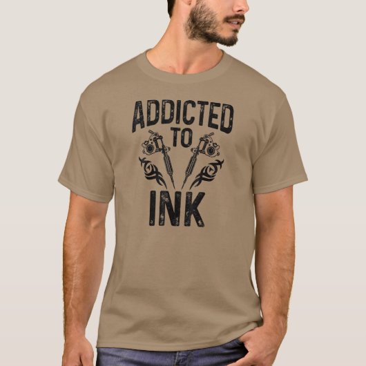 Angegeben, um Tinte Tattoo-Künstler Tattooot Inkok T-Shirt (Vorderseite)