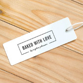 Angegrenzt an Moderne Fett & Script Name gebacken  Permastempel