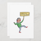 Angehängte Rechnung Einladung (Vorne/Hinten)