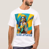 Angehängte Zeichenfolgen T-Shirt (Vorderseite)