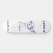 angehende kleine Künstlerin Skateboard (Horizontal)