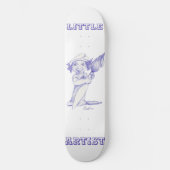 angehende kleine Künstlerin Skateboard (Vorderseite)