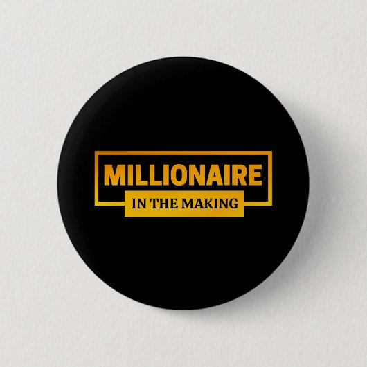 ANGEHENDE MILLIONÄR BUTTON (Vorderseite)