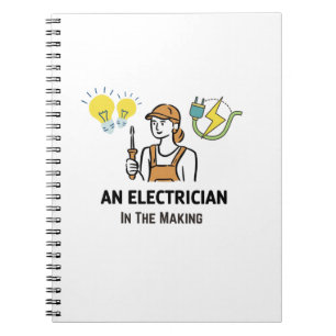 angehender Elektriker Notizblock