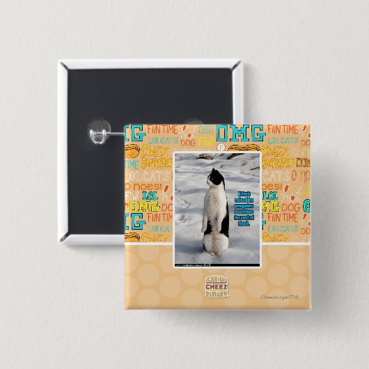 Angehoben durch Pinguine Button (Vorne & Hinten)