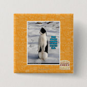 Angehoben durch Pinguine Button (Vorderseite)