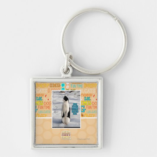 Angehoben durch Pinguine Schlüsselanhänger (Vorne)