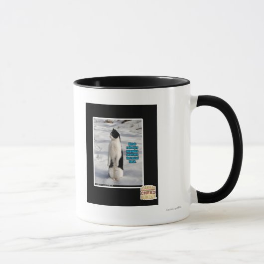 Angehoben durch Pinguine Tasse (Rechts)