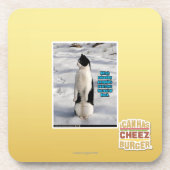 Angehoben durch Pinguine Untersetzer (Vorderseite)