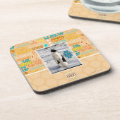 Angehoben durch Pinguine Untersetzer (Linke Seite)