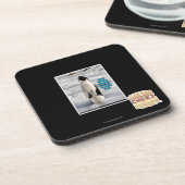 Angehoben durch Pinguine Untersetzer (Linke Seite)