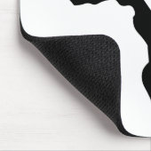 Angehobene Faust Afrika Mousepad (Ecke)