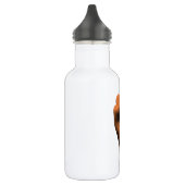 Angehobene geballte Faust mit die Trinkflasche (Links)