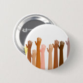 Angehobene Hände Button (Vorne & Hinten)