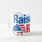 Angehobener nach rechts - Republikaner Kaffeetasse (Vorderseite Links)