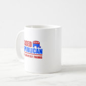 Angehobener Republikaner. Ich kann mir helfen Kaffeetasse (Vorderseite Links)