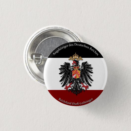 Angehöriger DES Deutschen Reiches Button (Vorne & Hinten)