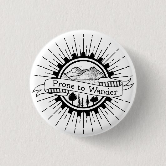 Angehöriger des Wanderreisenden Button (Vorderseite)