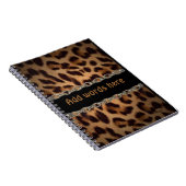 Angekettetes Leopardnotizbuch Notizblock (Rechte Seite)