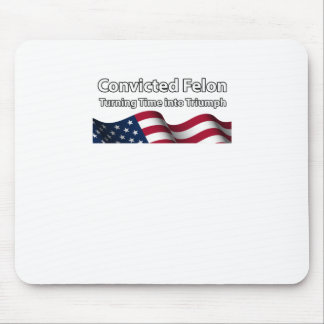 Angeklagter Felon, der die Zeit in einen Triumph v Mousepad