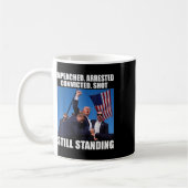 Angeklagter verhafteter, verurteilter Schuss noch  Kaffeetasse (Links)