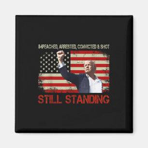 Angeklagter verhafteter, verurteilter Schuss noch Magnet