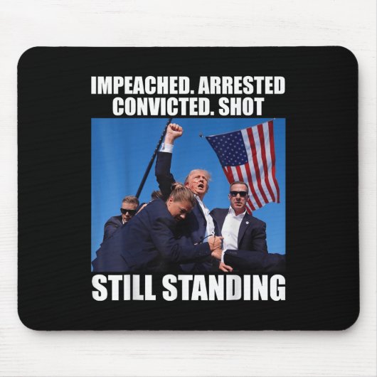 Angeklagter verhafteter, verurteilter Schuss noch Mousepad (Vorne)
