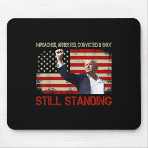 Angeklagter verhafteter, verurteilter Schuss noch Mousepad