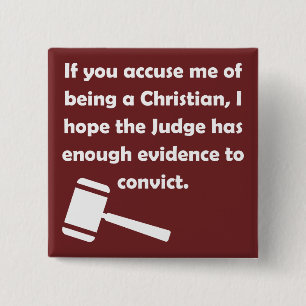 Angeklagter Verurteilter Christ Zitate Sprüche Button