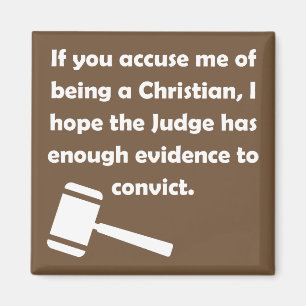 Angeklagter Verurteilter Christ Zitate Sprüche Magnet