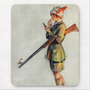 Angekleidet für die Jagd Mousepad