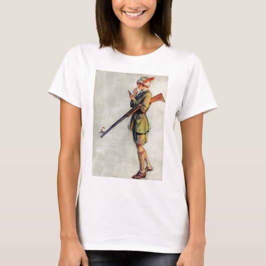 Angekleidet für die Jagd T-Shirt (Vorderseite)