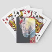 Angekleidet in Goldspielkarten Spielkarten (Rückseite)