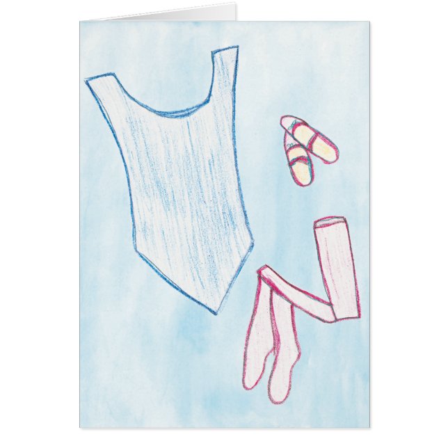 Angekleidet, um Kunst-Karte zu tanzen (Vorne)